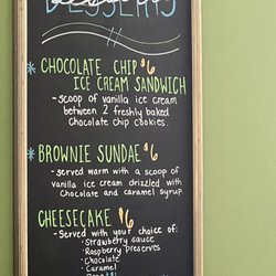 Greenyard Grill - Dessert menu