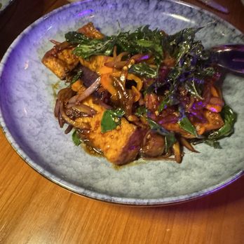 Amata Modern Thai - Basil Tofu & Eggplants - Thai Near Me - Las Vegas, Nevada Amata Modern Thai - Basil Tofu & Eggplants - Thai Near Me - Las Vegas, Nevada