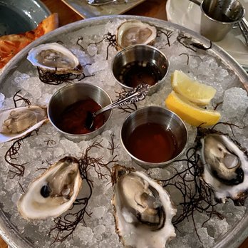Herringbone Waikiki - Oysters on the Half Shell* half dozen, village bay. Yummy! - Seafood Near Me - Honolulu, Hawaii
