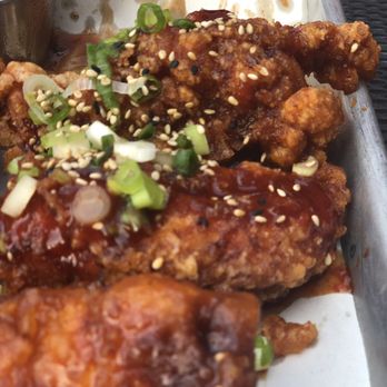 Cafe Saint-Ex - Korean Fried Chicken Tenders - New American Near Me - Washington, DC, District of Columbia