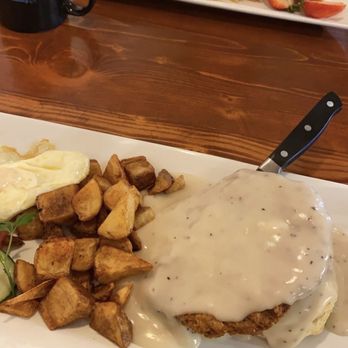 Hidden Cuisine - Chicken fried steak with white gravy and French toast - Breakfast & Brunch Near Me - Moab, Utah Hidden Cuisine - Chicken fried steak with white gravy and French toast - Breakfast & Brunch Near Me - Moab, Utah