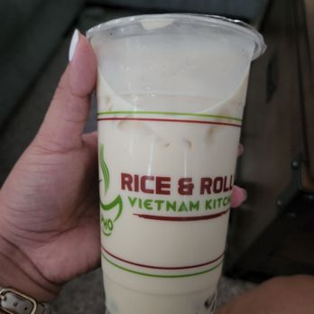 Pho Rice & Roll'd - Jasmine green milk tea - Vietnamese Near Me - Tracy, California Pho Rice & Roll'd - Jasmine green milk tea - Vietnamese Near Me - Tracy, California