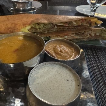 Exotica Indian Kitchen & Bar - Mumbai Spl Masala Dosa - Indian Near Me - Charlotte, North Carolina Exotica Indian Kitchen & Bar - Mumbai Spl Masala Dosa - Indian Near Me - Charlotte, North Carolina