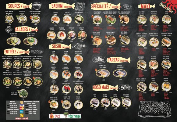 Menu photo 2 Taiyo Longueuil, QC Menu photo 2 Taiyo Longueuil, QC