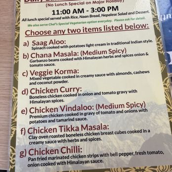 Himalayan Grill - Lunch specials! - Himalayan/Nepalese Near Me - San Diego, California Himalayan Grill - Lunch specials! - Himalayan/Nepalese Near Me - San Diego, California