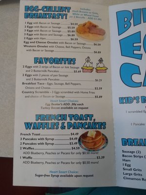 Menu photo 7 Bird's Egg Cafe Palestine, TX