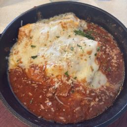 Lasagna that looks pretty good until you dig into it.