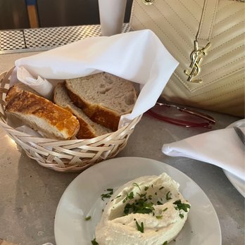 Taverna Tony - Basket of Bread and hummus - Greek Near Me - Malibu, California