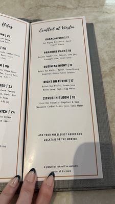 Menu photo 7 Bar 1030 Anaheim, CA Menu photo 7 Bar 1030 Anaheim, CA