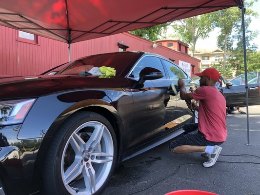 Car Services - BrighT Car Wash offers professional car detailing services. We customize our services to meet your specific needs.
We promise quality, and reliable service every time so our loyal customers feel special. We work hard to be the best.
We utilize top of the line products to ensure that your vehicle stays immaculate and show room quality.
Visit our website to book online and see the rest of our services.