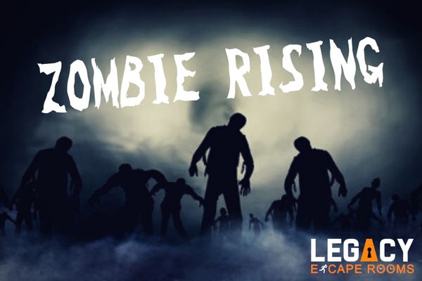 ZOMBIE RISING escape room - ZOMBIE RISING || Will you survive the zombie apocalypse before getting bitten? Trapped in the apocalypse, your team must accumulate the necessities to survive. If time runs out, instead of escaping, you’ll become part of the zombie rising! Great for birthday parties, team building activities, and celebrations! ZOMBIE RISING escape room - ZOMBIE RISING || Will you survive the zombie apocalypse before getting bitten? Trapped in the apocalypse, your team must accumulate the necessities to survive. If time runs out, instead of escaping, you’ll become part of the zombie rising! Great for birthday parties, team building activities, and celebrations!