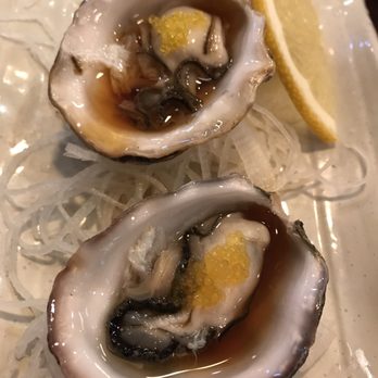 Sapporo Sushi - Kumamoto Oyster $2.85 each - small - Japanese Near Me - Long Beach, California Sapporo Sushi - Kumamoto Oyster $2.85 each - small - Japanese Near Me - Long Beach, California
