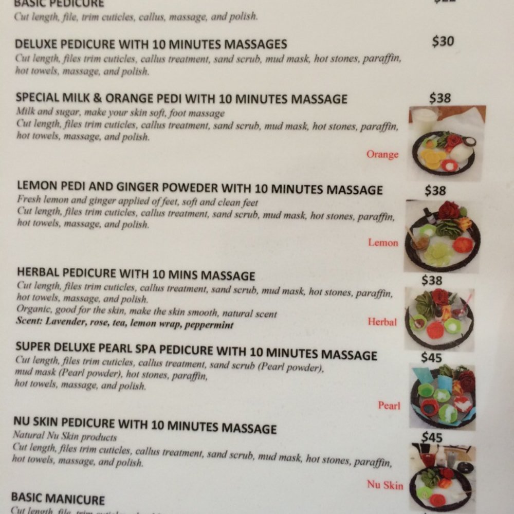 C Nails & Spa - Part of the menu. Amazing choices I've yet to find anywhere else! - Nail Salons Near Me - Houston, Texas C Nails & Spa - Part of the menu. Amazing choices I've yet to find anywhere else! - Nail Salons Near Me - Houston, Texas