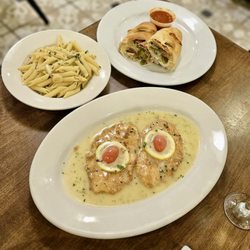 Gino's of Manhasset - Chicken Francese  Sausage and Pepper Roll