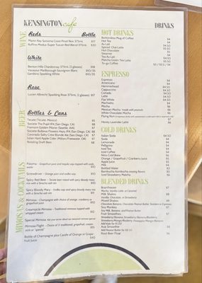 Menu photo 8 Kensington Cafe San Diego, CA Menu photo 8 Kensington Cafe San Diego, CA
