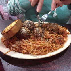 King's Restaurant and Barbeque - Spaghetti & Meatballs ... delicious and huge portion .... had to take some home.
