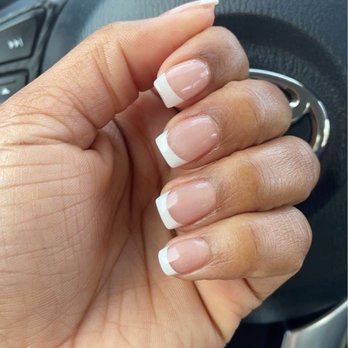 VS Nails & Spa - Acrylic Overlay French Tip Manicure - Nail Salons Near Me - Fontana, California