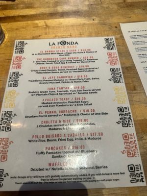 Menu photo 7 La Fonda New York, NY Menu photo 7 La Fonda New York, NY