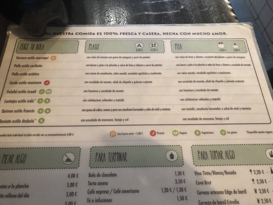 Menu photo 4 A Tu Bola Barcelona, B Menu photo 4 A Tu Bola Barcelona, B