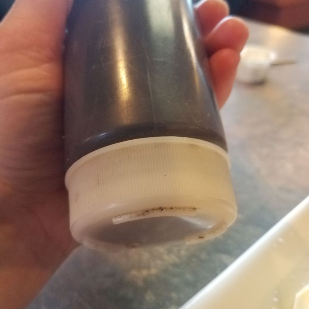 Yellow Mills Diner - Dirty syrup bottle - Diners Near Me - Palmyra, New York Yellow Mills Diner - Dirty syrup bottle - Diners Near Me - Palmyra, New York
