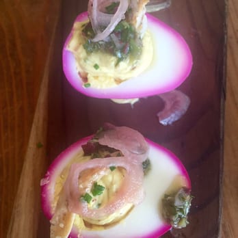 Finch & Fork - Deviled eggs! - New American Near Me - Santa Barbara, California Finch & Fork - Deviled eggs! - New American Near Me - Santa Barbara, California