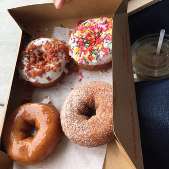 Duck Donuts - Bacon donut, sprinkled vanilla, glazed and cinnamon. - Donuts Near Me - Virginia Beach, Virginia