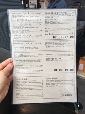 Menu photo 6 Grød Copenhagen, 84 Menu photo 6 Grød Copenhagen, 84