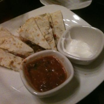 Bistro Abrego - SHRIMP QUESADILLA!! Try it. It's yummy.So good we ate a couple pieces before we remembered to take the picture - New American Near Me - Monterey, California