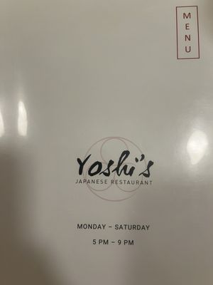 Yoshi's Japanese Restaurant by null