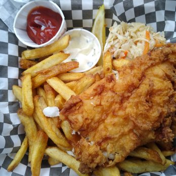 Ad Mare Seafood - There's coleslaw and tartar sauce buried under the second piece of fish, Lol. - Seafood Near Me - Ottawa, Ontario Ad Mare Seafood - There's coleslaw and tartar sauce buried under the second piece of fish, Lol. - Seafood Near Me - Ottawa, Ontario