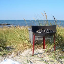 Heidkate, Badestrand - Sommer bei Kiel