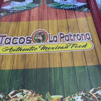 Tacos La Patrona - Outside of menu - Mexican Near Me - McDonough, Georgia Tacos La Patrona - Outside of menu - Mexican Near Me - McDonough, Georgia
