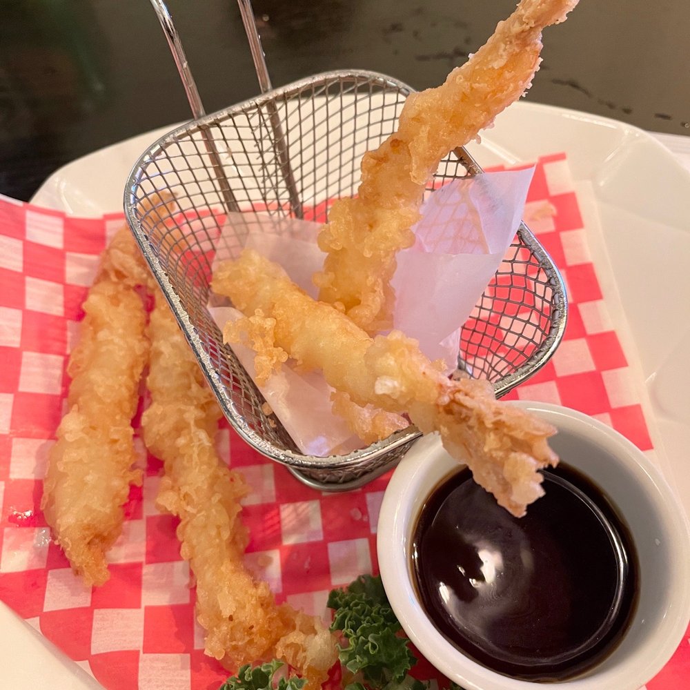 Sango Sushi - a basket of deep fried squid sticks with dipping sauce - Japanese Near Me - Pitt Meadows, British Columbia Sango Sushi - a basket of deep fried squid sticks with dipping sauce - Japanese Near Me - Pitt Meadows, British Columbia
