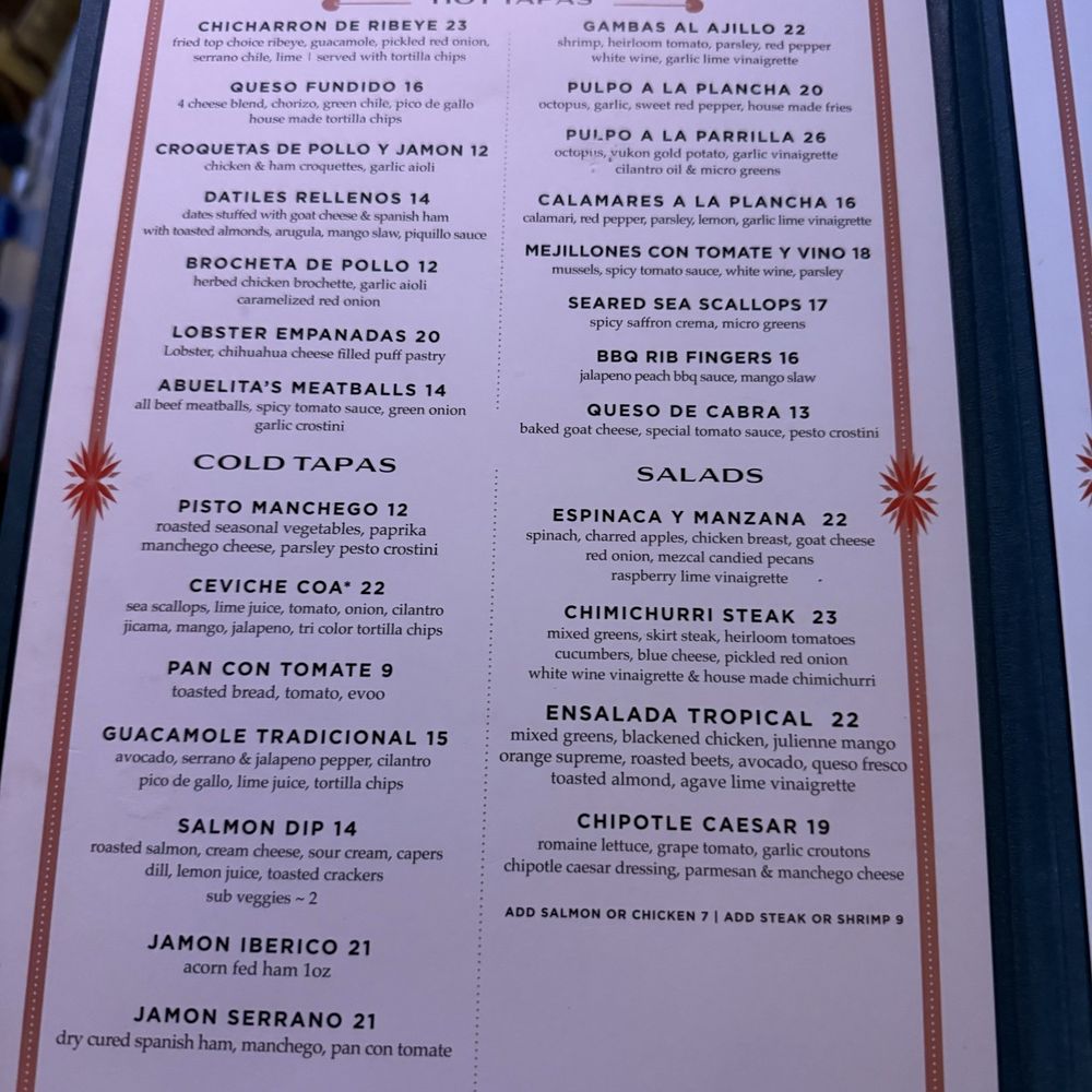 Coa - Tapas/Small Plates Near Me - Oak Brook, Illinois