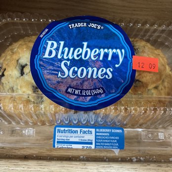 Trader Joe's - Blueberry Scones - Grocery Near Me - Fremont, California Trader Joe's - Blueberry Scones - Grocery Near Me - Fremont, California