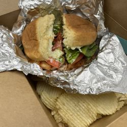 Cold Spot - Grilled Chicken Sandwich with chips