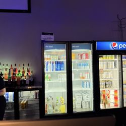 The Cynthia Woods Mitchell Pavilion - Good drink options. They also have coconut water