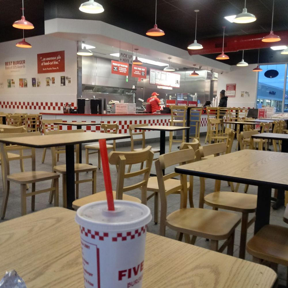 Five Guys - Interior of the restaurant - Fast Food Near Me - Metairie, Louisiana Five Guys - Interior of the restaurant - Fast Food Near Me - Metairie, Louisiana