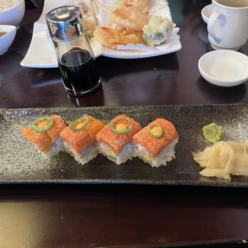 Kobe Sushi - Triple Spicy Roll so good! - Japanese Near Me - New City, New York Kobe Sushi - Triple Spicy Roll so good! - Japanese Near Me - New City, New York
