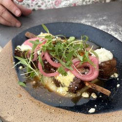 Awwa - Anticuchos on Sweet Corn Cream