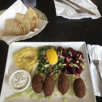 Rojbas Grill - Falafel Plate - Mediterranean Near Me - Berkeley, California