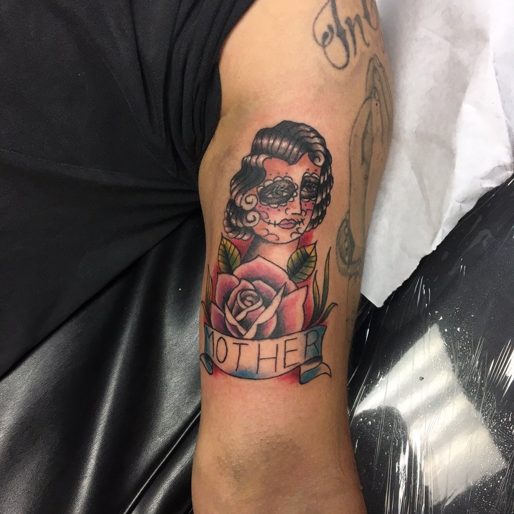Golden Triangle Art Studio - Traditional piece. - Tattoo Near Me - Upland, California