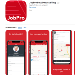A Plus Staffing Solutions - Their App