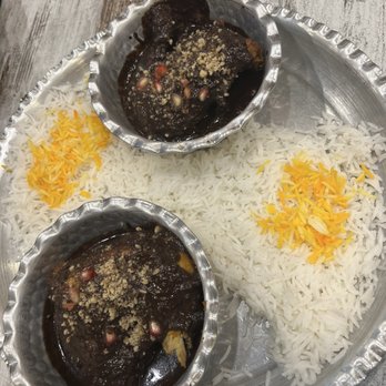 Kebab Bazari - Fesenjan with chicken leg (braised chicken in walnut and pomegranate sauce) - Persian/Iranian Near Me - Toronto, Ontario Kebab Bazari - Fesenjan with chicken leg (braised chicken in walnut and pomegranate sauce) - Persian/Iranian Near Me - Toronto, Ontario