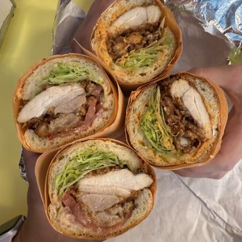 Renzo Sandwich - Buffalo chicken and Cesar chicken - Sandwiches Near Me - Montreal, Quebec Renzo Sandwich - Buffalo chicken and Cesar chicken - Sandwiches Near Me - Montreal, Quebec