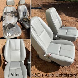 K & D's Auto Upholstery - This is a recent job in a Chevy Silverado. Call K&Ds Auto Upholstery @864-399-8294