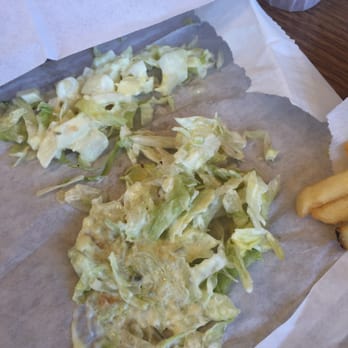 Sully's Drive-In - Mayo/lettuce combination we had to scrape out to get to the burger. - Fast Food Near Me - Forks, Washington Sully's Drive-In - Mayo/lettuce combination we had to scrape out to get to the burger. - Fast Food Near Me - Forks, Washington