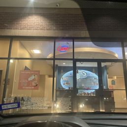 Open sign lit Open sign lit