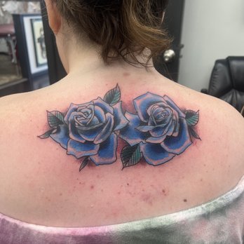 Three Kings Tattoo - Long Island - After- roses for coverup - Tattoo Near Me - Merrick, New York