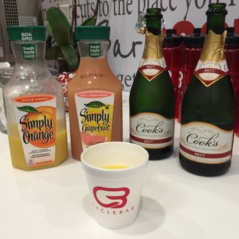 CYCLEBAR - Mimosas, why not? - Cycling Classes Near Me - Oklahoma City, Oklahoma